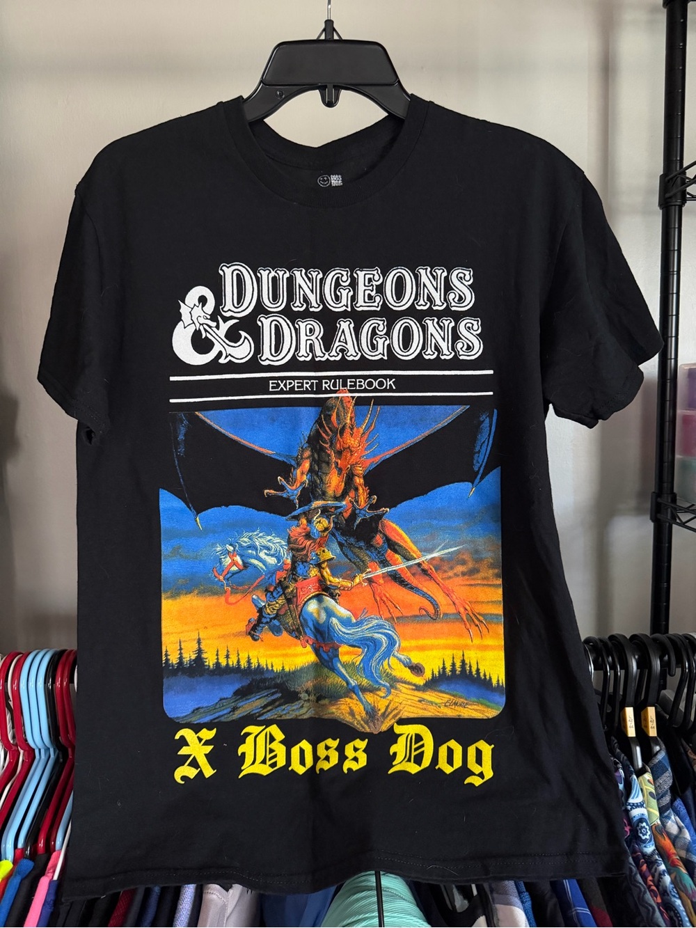 Dungeons & Dragons Black Graphic Short Sleeve Tee